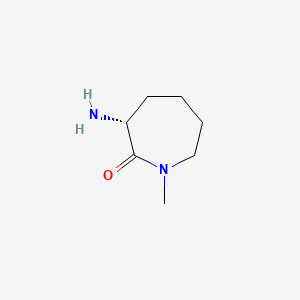 (R)-3-aMino-1-Methylazepan-2-one structure, CAS 2A-1167837