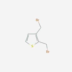 2,3-bis(bromomethyl)thiophene structure, CAS 13250-86-7
