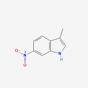 3-METHYL-6-NITRO-1H-INDOLE structure, CAS 133053-76-6