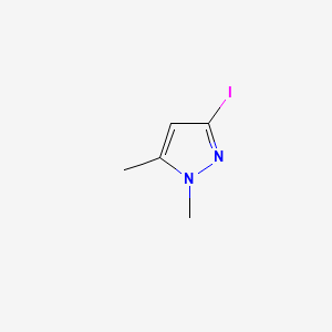 3-iodo-1,5-dimethyl-1H-Pyrazole structure, CAS 1354706-38-9