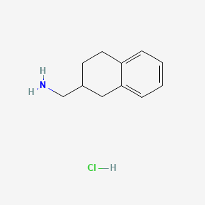 1,2,3,4-tetrahydro-2-naphthalenylmethanamine hydrochloride structure, CAS 136759-34-7