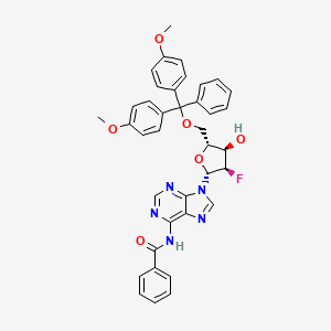 N6-Benzoyl-2'-deoxy-5'-O-DMT-2'-fluoroadenosine structure, CAS 136834-21-4