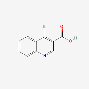 4-bromoquinoline-3-carboxylic acid structure, CAS 1378260-46-8