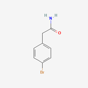2-(4-bromophenyl)acetamide structure, CAS 74860-13-2