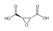 (+/-)-TRANS-EPOXYSUCCINIC ACID structure, CAS 141-36-6