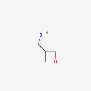 N-METHYL-1-(OXETAN-3-YL)METHANAMINE structure, CAS 1408076-16-3