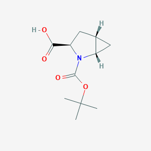 (1S,3R,5S)-2-boc-2-azabicyclo[3.1.0]hexane-3-carboxylic acid structure, CAS 1417743-41-9