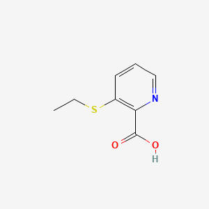 3-(Ethylsulfanyl)-2-Pyridinecarboxylic Acid structure, CAS 14440-97-2