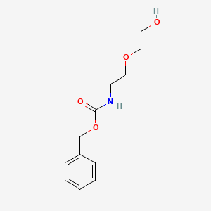 N-benzyl [2- (2-hydroxyethoxy) ethyl] carbamate structure, CAS 145881-74-9