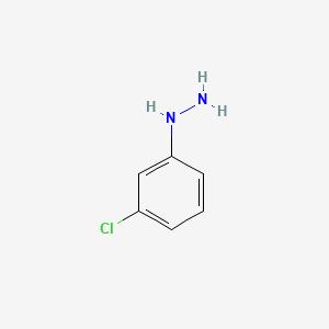 m-Chlorophenylhydrazine structure, CAS 14763-20-3