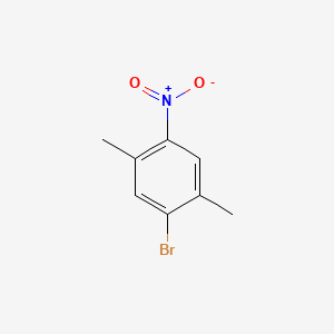 1-Bromo-2-5-dimethyl-4-nitro-benzene structure, CAS 15540-81-5