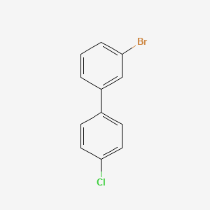 3-Bromo-4'-chlorobiphenyl structure, CAS 164334-69-4