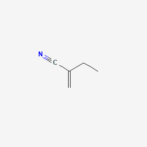 2-methylidenebutanenitrile structure, CAS 1647-11-6