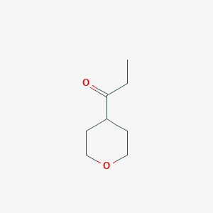 1-tetrahydropyran-4-yl-propan-1-one structure, CAS 7464-18-8