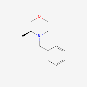 (S)-4-benzyl-3-MethylMorpholine structure, CAS 120800-91-1