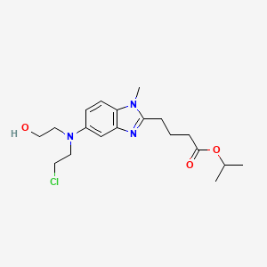 Bendamustine Isopropyl Ester Impurity structure, CAS 1797008-41-3