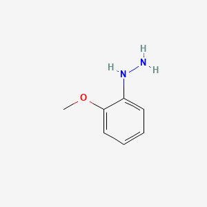 (2-Methoxyphenyl)hydrazine structure, CAS 18312-46-4