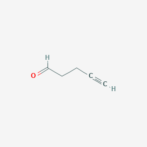PENT-4-YNAL structure, CAS 18498-59-4
