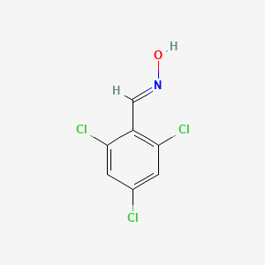 2,4,6-Trichloro-benzaldehyde-oxime structure, CAS 22241-21-0