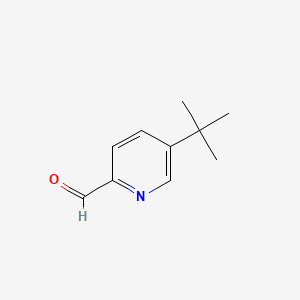 5-tert-butylpyridine-2-carbaldehyde structure, CAS 185682-81-9