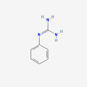 phenyl guanidine structure, CAS 2002-16-6