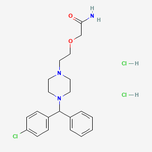Cetirizine Amide Dihydrochloride structure, CAS 200707-85-3