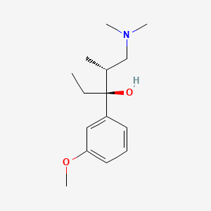 (2S,3R)-1-(Dimethylamino)-3-(3-methoxyphenyl)-2-methylpentan-3-ol structure, CAS 809282-20-0