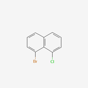 1-bromo-8-chloro-naphthalene structure, CAS 20816-79-9