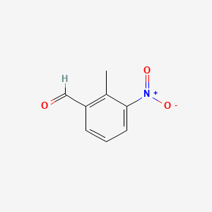 3-Formyl-2-methyl-1-nitrobenzene structure, CAS 23876-12-2