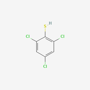 2,4,6-Trichlorothiophenol structure, CAS 24207-66-7