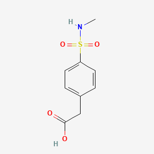 2-[4-(Methylsulfamoyl)Phenyl]Acetic Acid structure, CAS 261524-34-9