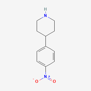 4-(4-Nitrophenyl)Piperidine structure, CAS 26905-03-3