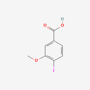 4-iodo-3-methoxybenzoic acid structure, CAS 282087-44-9