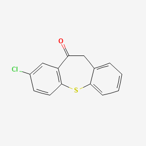 8-Chlorodibenzo[b,f]thiepin-10(11H)-one structure, CAS 1469-28-9