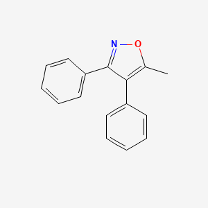 Isoxazole, 5-Methyl-3,4-diphenyl- (Parecoxib sodiuM inteMediate) structure, CAS 37928-17-9