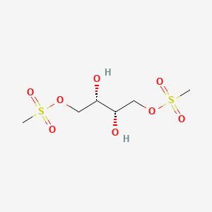 L-Threitol-1,4-bismethane sulfonate structure, CAS 299-75-2