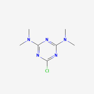 6-Chloro-2-N,2-N,4-N,4-N-Tetramethyl-1,3,5-Triazine-2,4-Diamine structure, CAS 3140-74-7