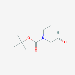 tert-Butyl ethyl(2-oxoethyl)carbamate structure, CAS 315718-06-0