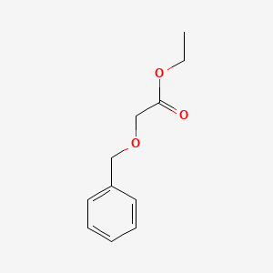 ethyl 2-phenylmethoxyacetate structure, CAS 32122-09-1