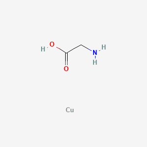 Copper(1+) aminoacetate structure, CAS 32817-15-5