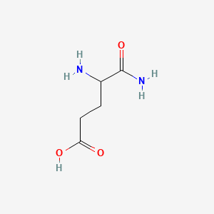 4,5-diamino-5-oxopentanoic acid structure, CAS 328-48-3
