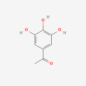 1-(3,4,5-trihydroxyphenyl)ethanone structure, CAS 33709-29-4