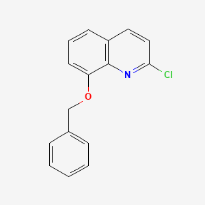 8-Benzyloxy-2-Chloroquinoline structure, CAS 343788-51-2