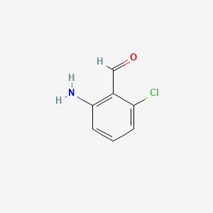 2-amino-6-chlorobenzaldehyde structure, CAS 35490-90-5