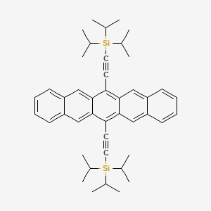 6,13-Bis(triisopropylsilylethynyl)pentacene structure, CAS 373596-08-8