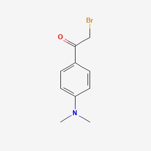 2-Bromo-1-(4-Dimethylaminophenyl)Ethanone structure, CAS 37904-72-6