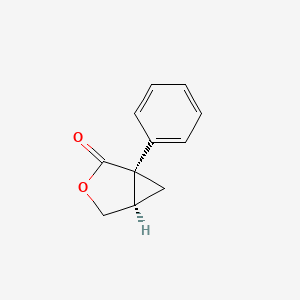 (1S,5R)-1-Phenyl-3-oxabicyclo[3.1.0]hexan-2-one structure, CAS 96847-53-9
