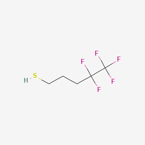 4,4,5,5,5-Pentafluoro-1-pentanethiol structure, CAS 148757-88-4