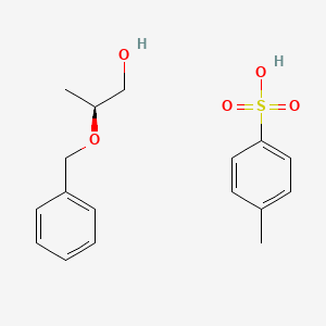 4-methylbenzenesulfonic acid,(2S)-2-phenylmethoxypropan-1-ol structure, CAS 39969-00-1