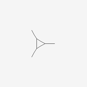 1,2,3-trimethylcyclopropane structure, CAS 42984-19-0